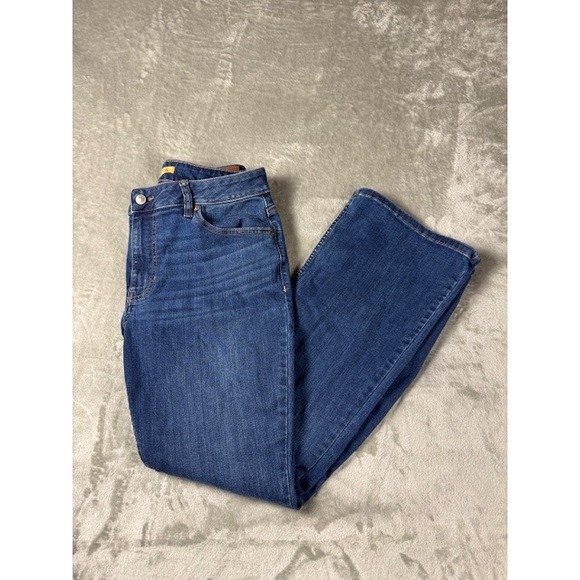 Aria Shyanne Mid Rise Bootcut Jeans Dark Wash Denim Size 32W x 32L - Picture 2 of 6